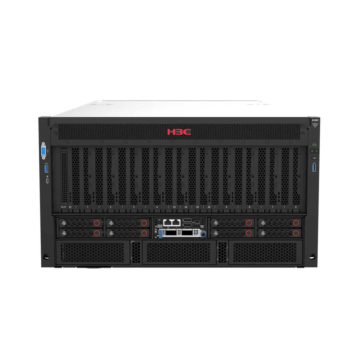H3C server product imagery supplied in the MTS introduction.